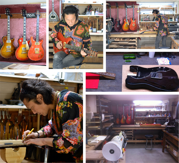 三日月坂のギター工房 「Crescent Street guitar shop」は、西武新宿線・沼袋という小さな駅の近くにある小さなギター工房です。周りの方々の協力を得て、独りこつこつと作り上げて来ました。いつでも気兼ねなくお立ち寄りください。